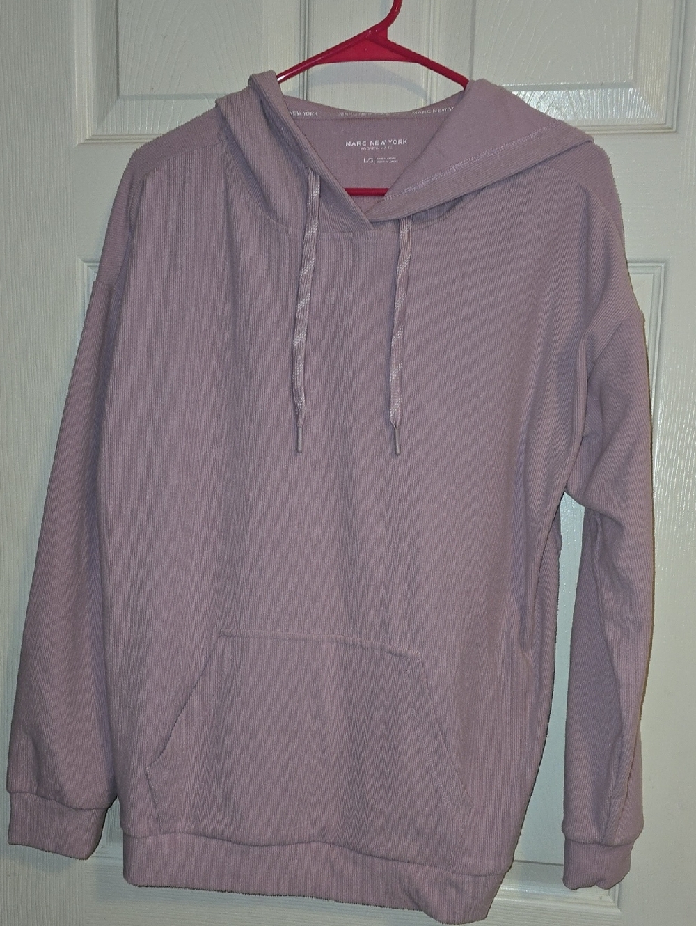 Marc New York Dusty Lavender‎ Waffle Knit Hoodie